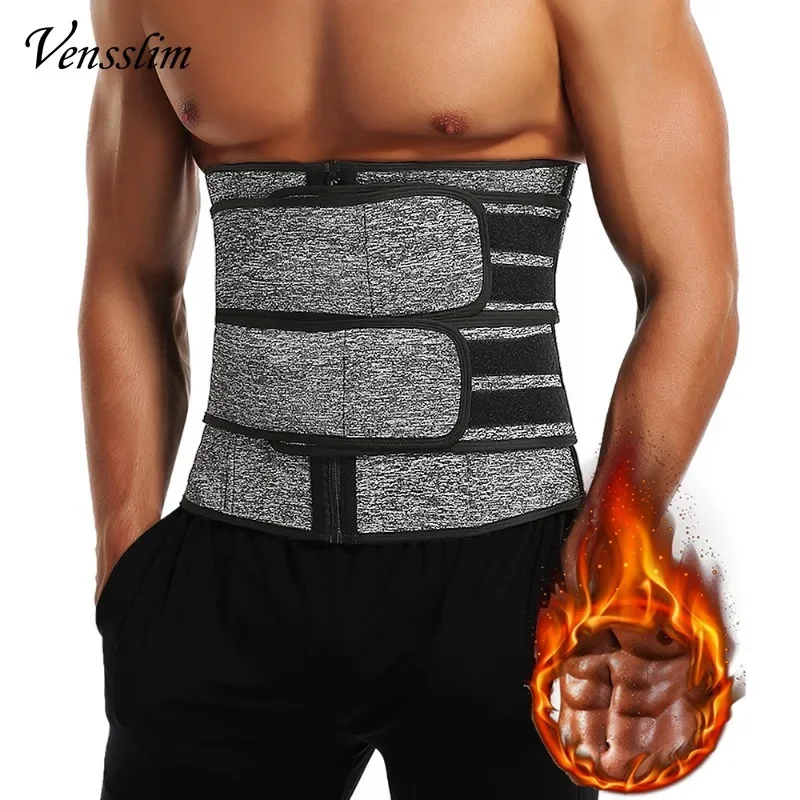 Entrenador De Cintura Sauna Para Hombre, Cinturón Adelgazante, Faja