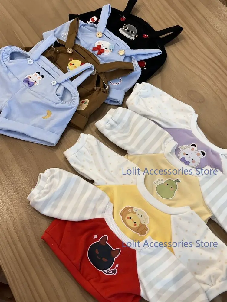 40cm Sitting Posture Plush Doll Clothes Plushies Shoes Suspenders Hat Outfit Love and Deepspace Sylus Xavier Rafayel Zayne Caleb
