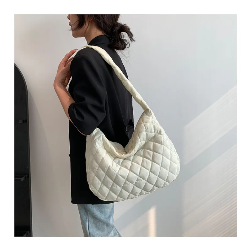 

Вместительная сумка-тоут, Хлопковая Сумка-тоут с рисунком стразов, Женская Повседневная сумка на одно плечо, новые трендовые сумки 2023