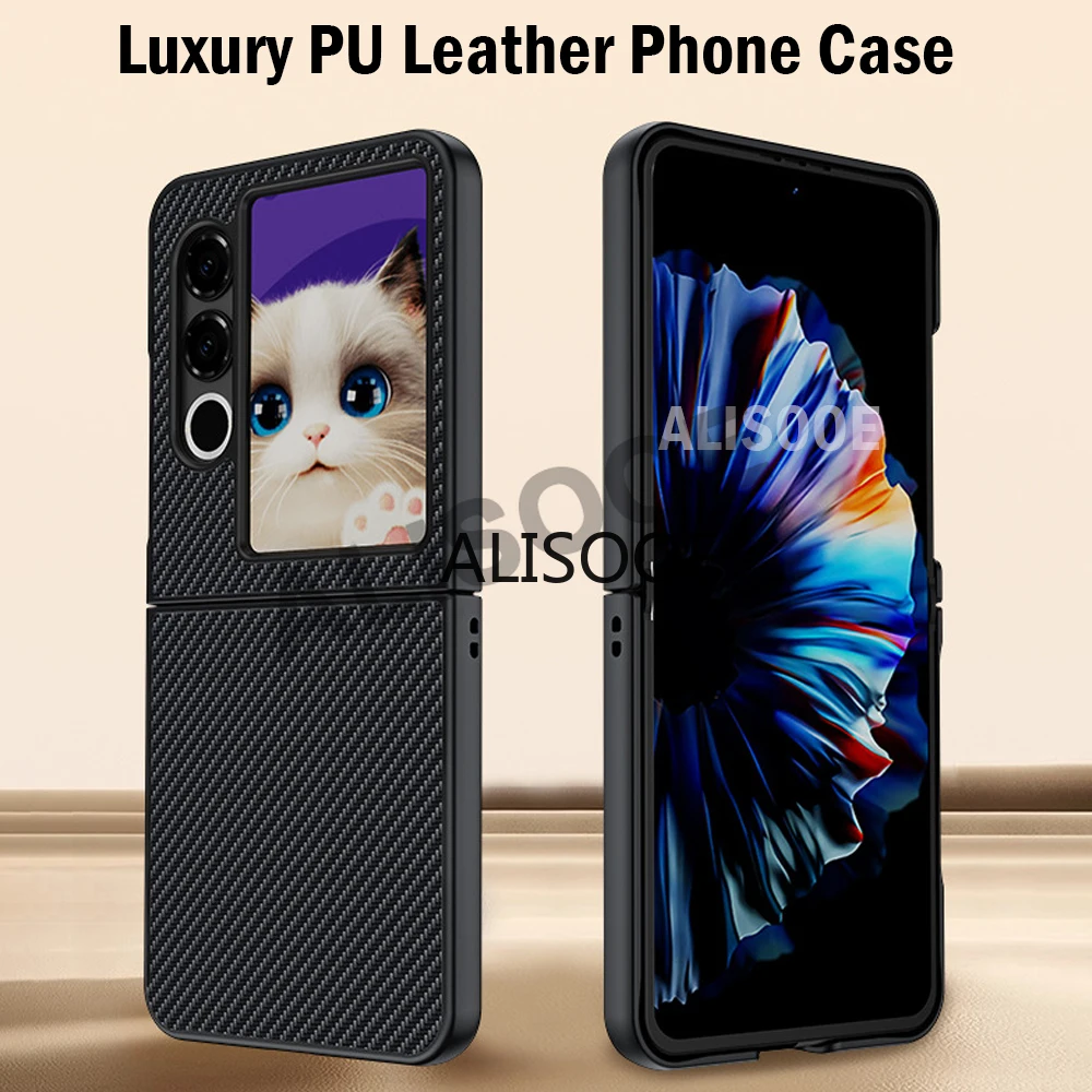 Luxury Shockproof PU-Leather Phone Case - Premium Fiber Protection Cover