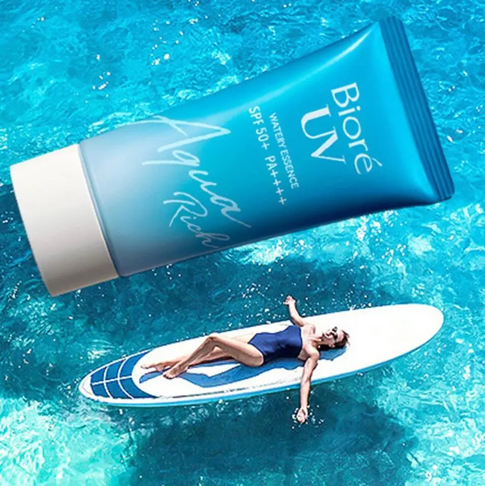 

Biore UV Aqua Rich Watery Sunscreen 50ml Essence Japan Cosmetic SPF50 Skin Care Sunscreen Cream Gel Lotion For Face Body