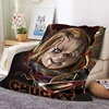 King Size Blanket Sofa A-Chuckys Microfiber Bedding Bed Fleece Camping Custom Decorative Fluffy Soft Blankets for Winter Warm 3