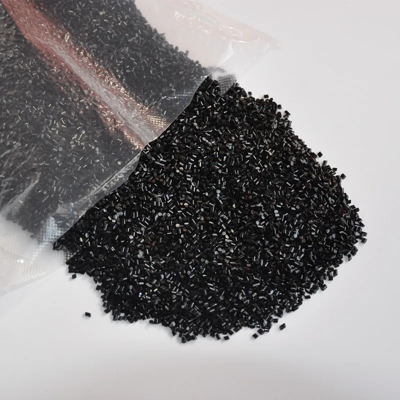 Black Italian Keratin Grain For Hot Melt Fusion Hair Extensions Extra Strong Keratin Glue Stick Beads Italian Grain