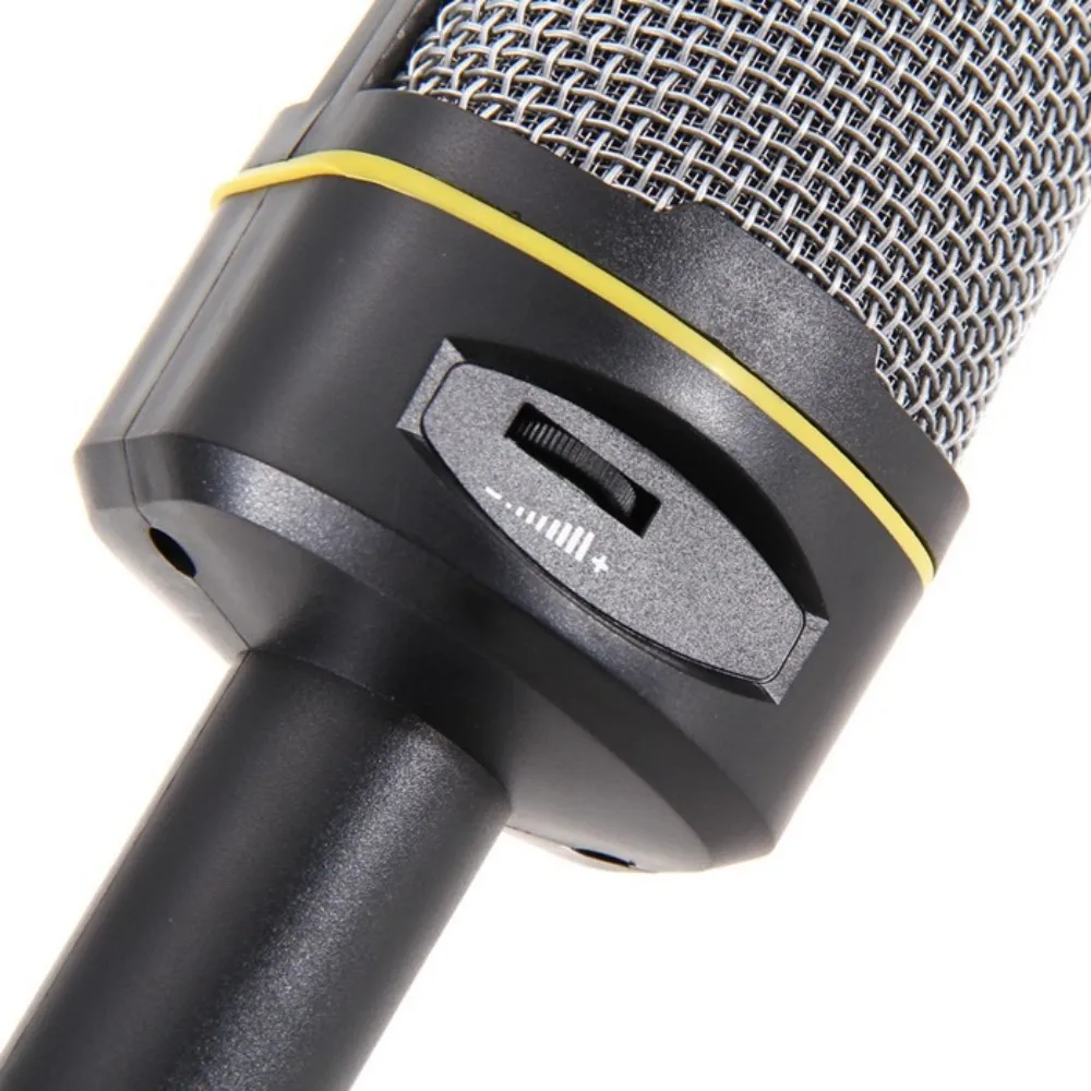SF920 Condenser Microphone 3.5mm Wired Studio Capacitive Mic Tripod Stand for PC Computer Recording Singing Song