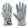 Work Gloves Leather Workers Work Welding Safety Protection Garden Sports Motorcycle Driver Wear-resistant Wood Cutting 1