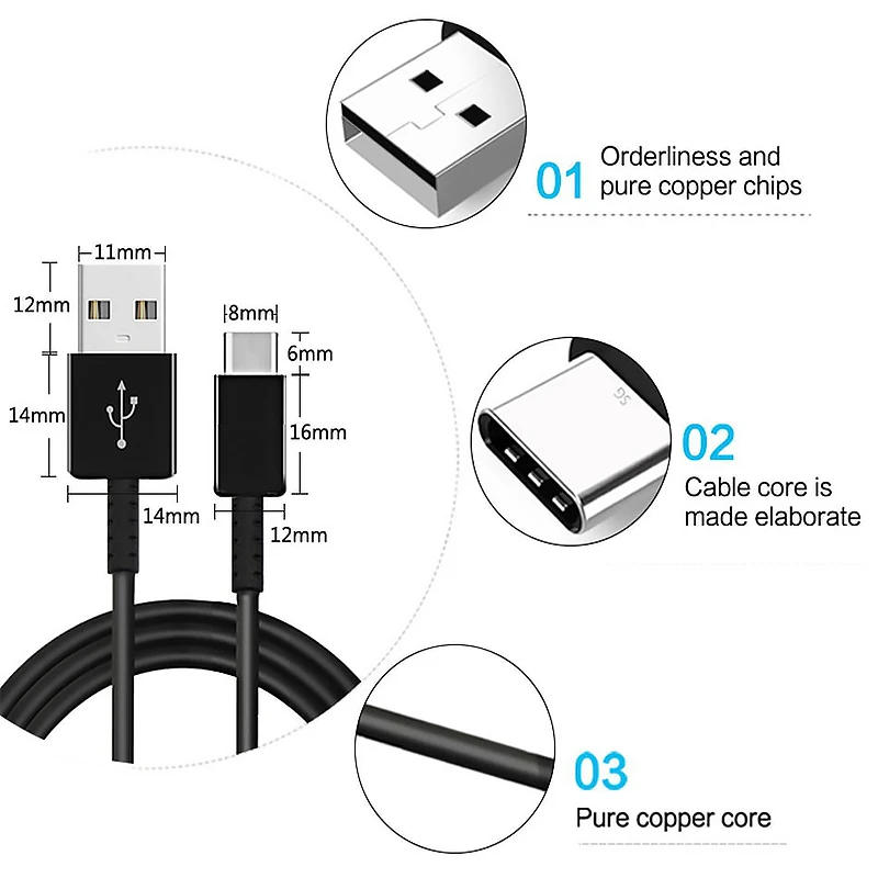 Samsung Original 15W USB Type-C Fast Charging Cable