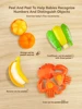67 PCS Set Kitchen Play House Toys for Kids Simulation Basket Fruit Vegetable Food Cutting Game Montessori Educational Girls Toy 5