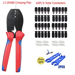 Free Shipping Solar Panel Branch Connectors with Crimping Pliers - 1000V 30A (20Pair and tool)