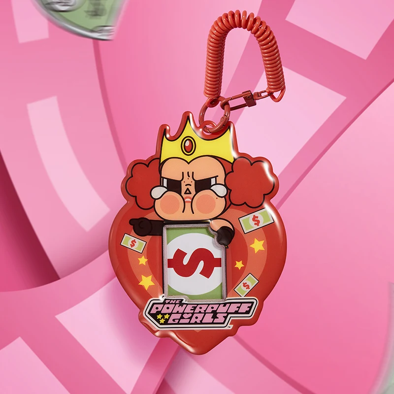 ポップmart crybaby xパワーパフガールズシリーズカードホルダー