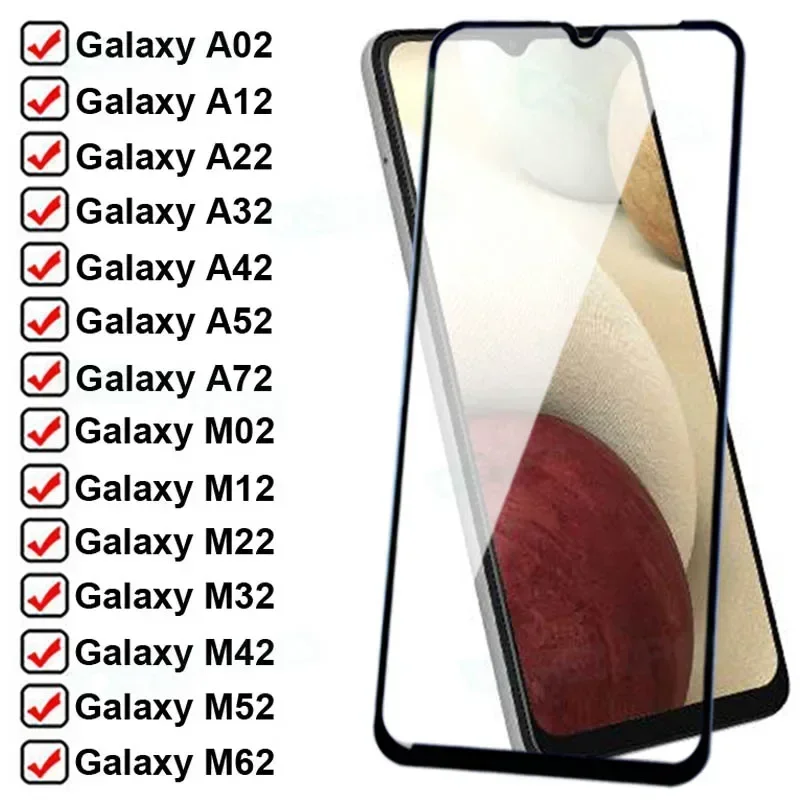 

100D противоударное стекло для Samsung Galaxy A02 A12 A22 A32 A42 A52 A72 защита для экрана M02 M12 M22 M32 M42 M52 M62 закаленное стекло