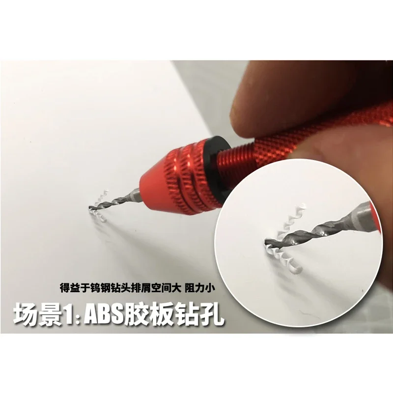 Drill Bits Tool Set for ABS Plastic Model Drilling Punching Hobby DIY 10pcs