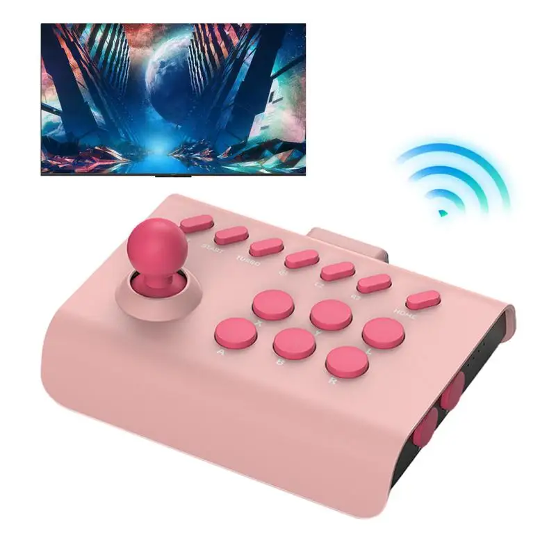 Arcade Fighting Game Stick Joystick Wireless Gamepad Joystick Usb Game Joystick Fighting Game Controller Per Ps4 Pc Computer