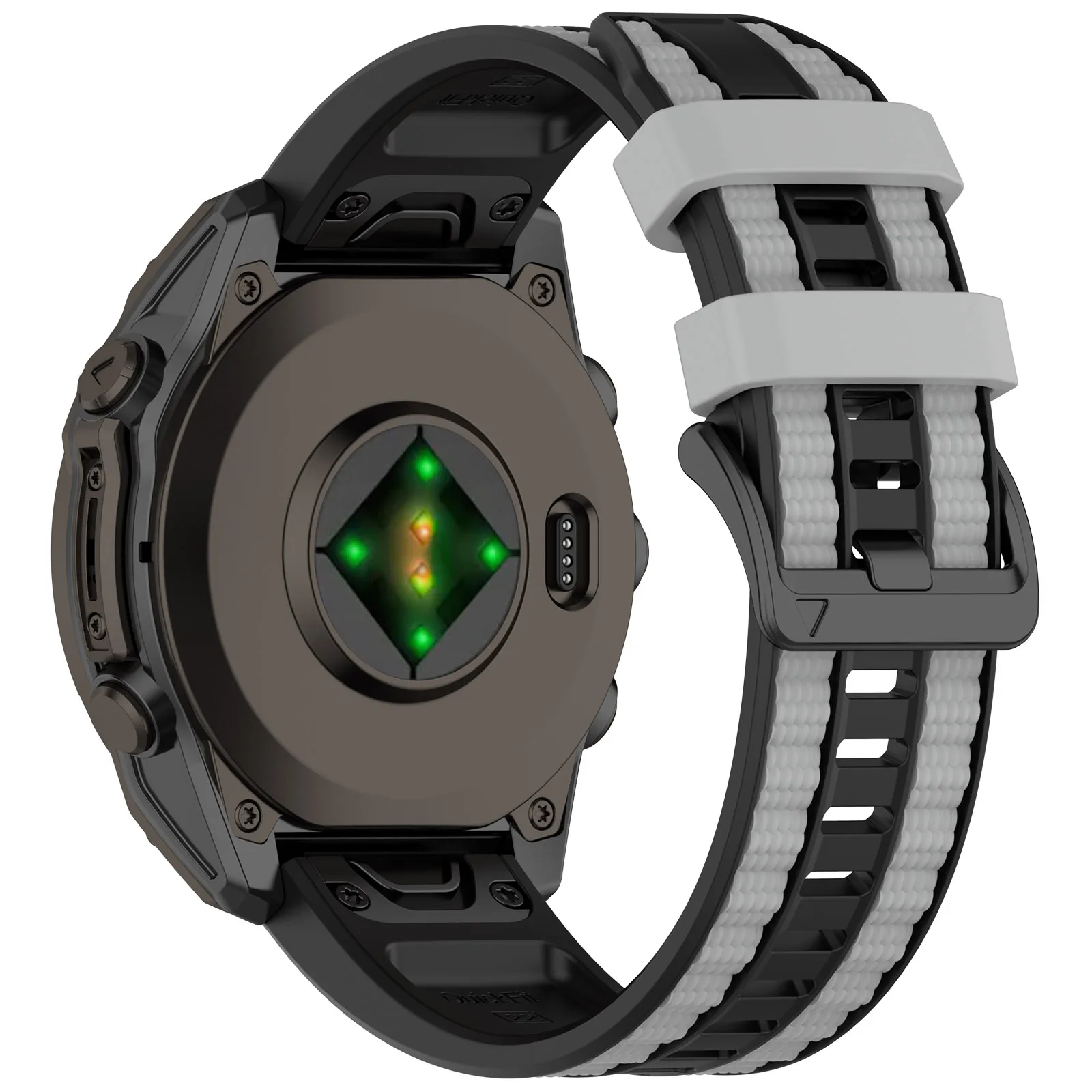 Silicone Quick Fit Sports Strap, 22mm & 26mm, for High-Performance Watches