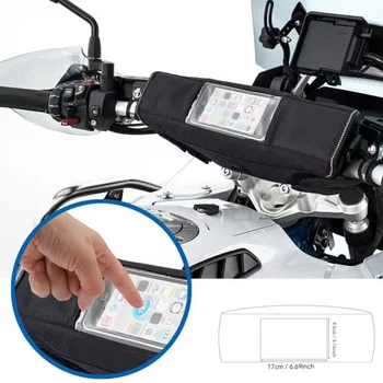 Borsa da manubrio universale per moto con borsa da navigazione per telefono touchscreen per BMW R1200GS R1250GS per Suzuki Kawasaki