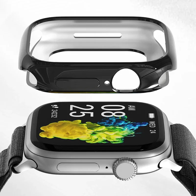 Enhanced TPU Cover with Screen Protector for Apple Watch - Premium Protective Case