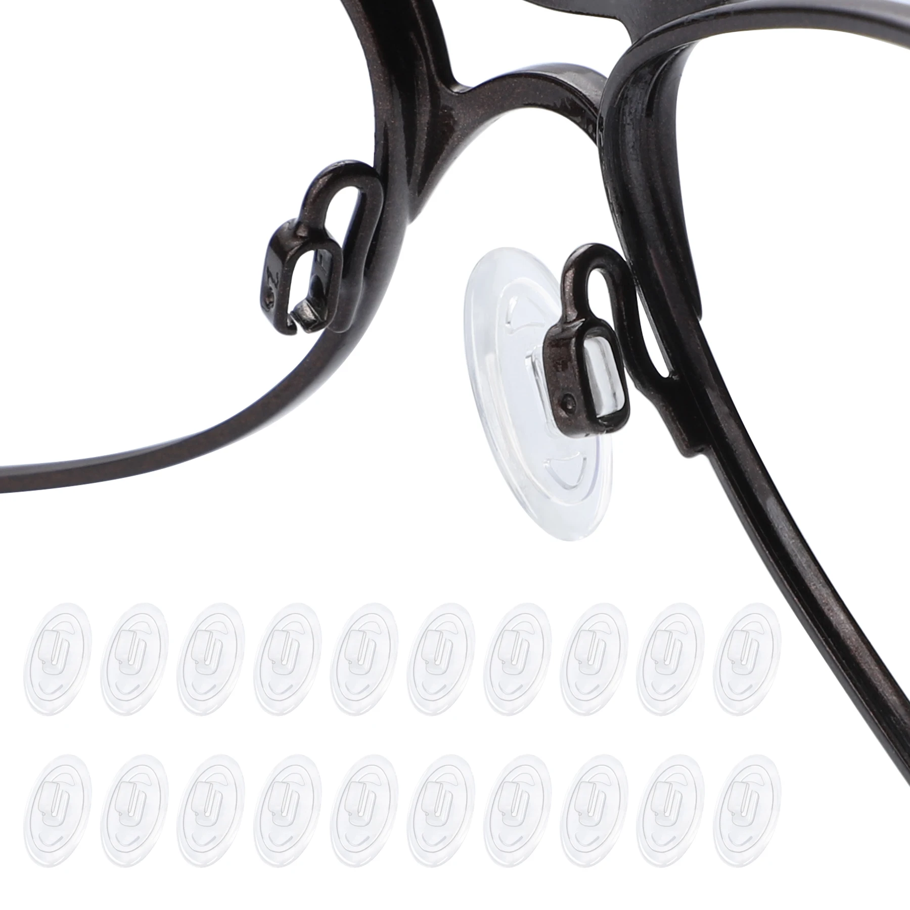 E.O.S Naselli Trasparenti Di Ricambio In Gomma Siliconica Per Maui Jim Mahina Baby Beach Kawika Wiki Wiki Kawuna Frame Multi-Opzioni