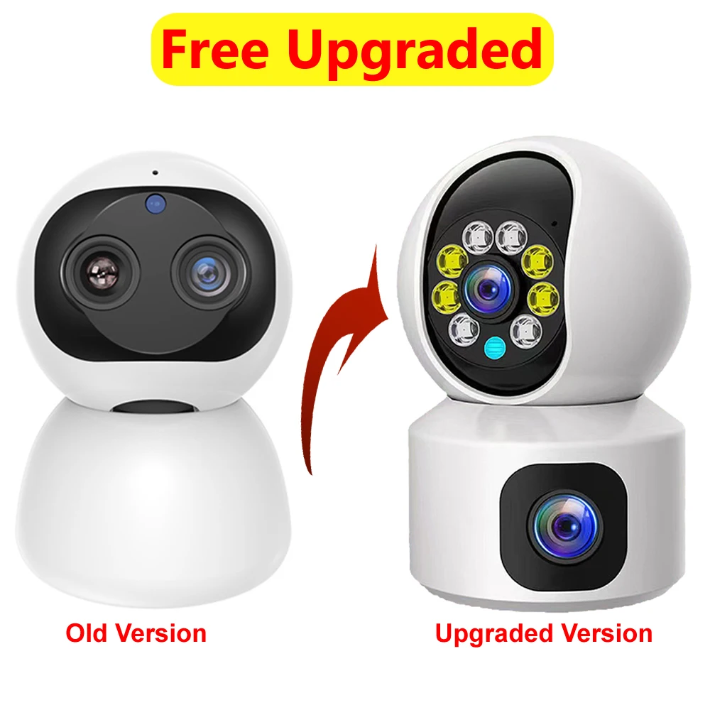 2K 4MP Dual Screen Smart Home WiFi IP Camera Indoor Security Surveillance PTZ CCTV 360 Video Monitor for Baby / Nanny / Pet Cam cctv camera tester ipc 1800cadh plus 4inch touch screen monitor support upt to 4k h 265 ip camera ahd tvi cvi