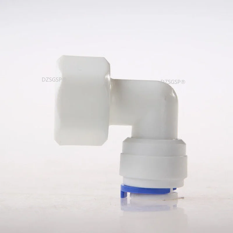 

RO Water Elbow Plastic Pipe Coupling Connector 1/4" 3/8" OD Hose Tube 1/8" 1/4" 1/2" Reverse Osmosis Aquarium Quick Fitting