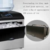 Hicon 2 in 1 Water Ice Maker, 48lbs Daily Ice Cube Makers,Stainless Steel Ice Makers Countertop,Tabletop Ice Maker Machine with 5