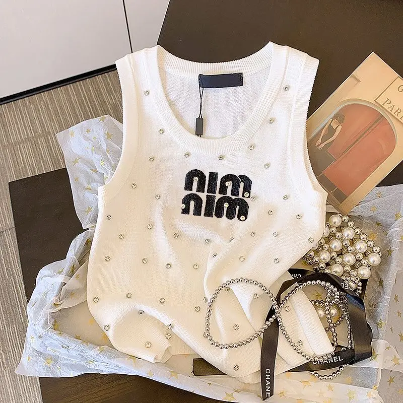Diamond Knit Tank Top main image 0