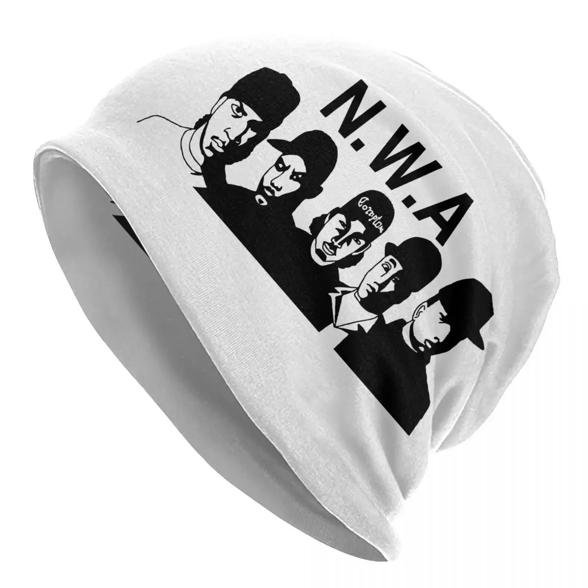 

NWA Band Skullies Beanies Hats Hip Hop Goth Unisex Outdoor Cap Warm Multifunction Bonnet Knit Hat