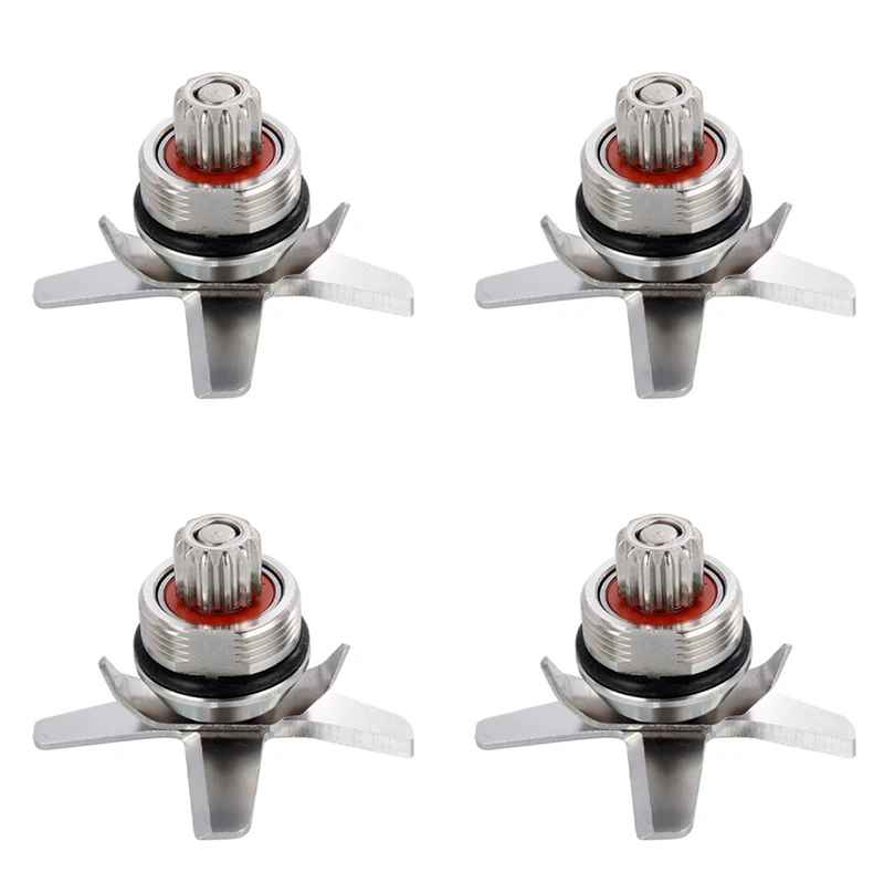 4X 767 Acciaio Inossidabile Temprato Sei Miscelazione E Taglio Per Twk Jtc 767 Lame Coltello Per Vitamix Juicer Blender Part