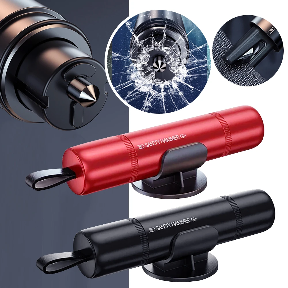 자동차 비상 유리 창문 브레이커 안전 벨트 커터, 알루미늄 탈출 비상 망치, 인명 구조 도구 자동차 비상 유리 창문 브레이커 안전 벨트 커터, 알루미늄 탈출 비상 망치, 인명 구조 도구