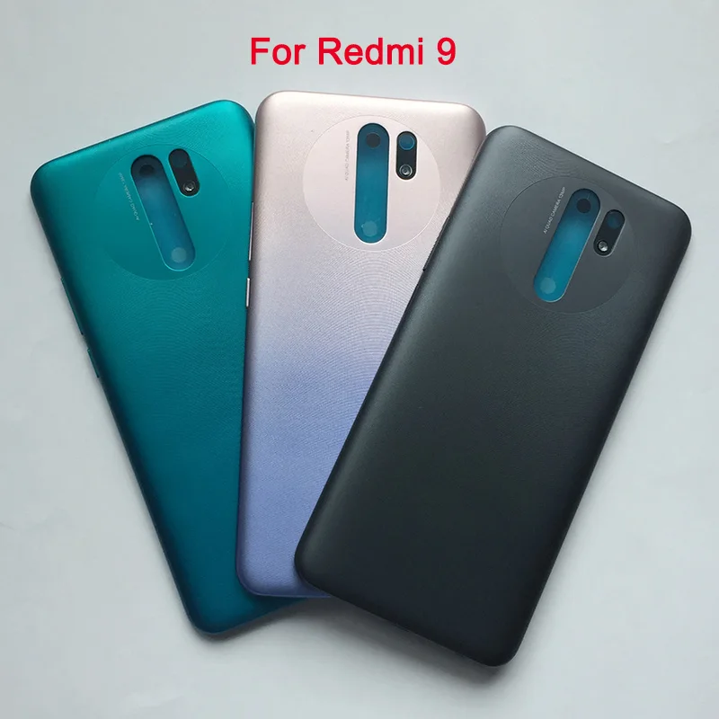 

Задняя крышка батарейного отсека для Xiaomi Redmi 9, задняя крышка, задняя крышка для Redmi9 9, задняя крышка батарейного отсека