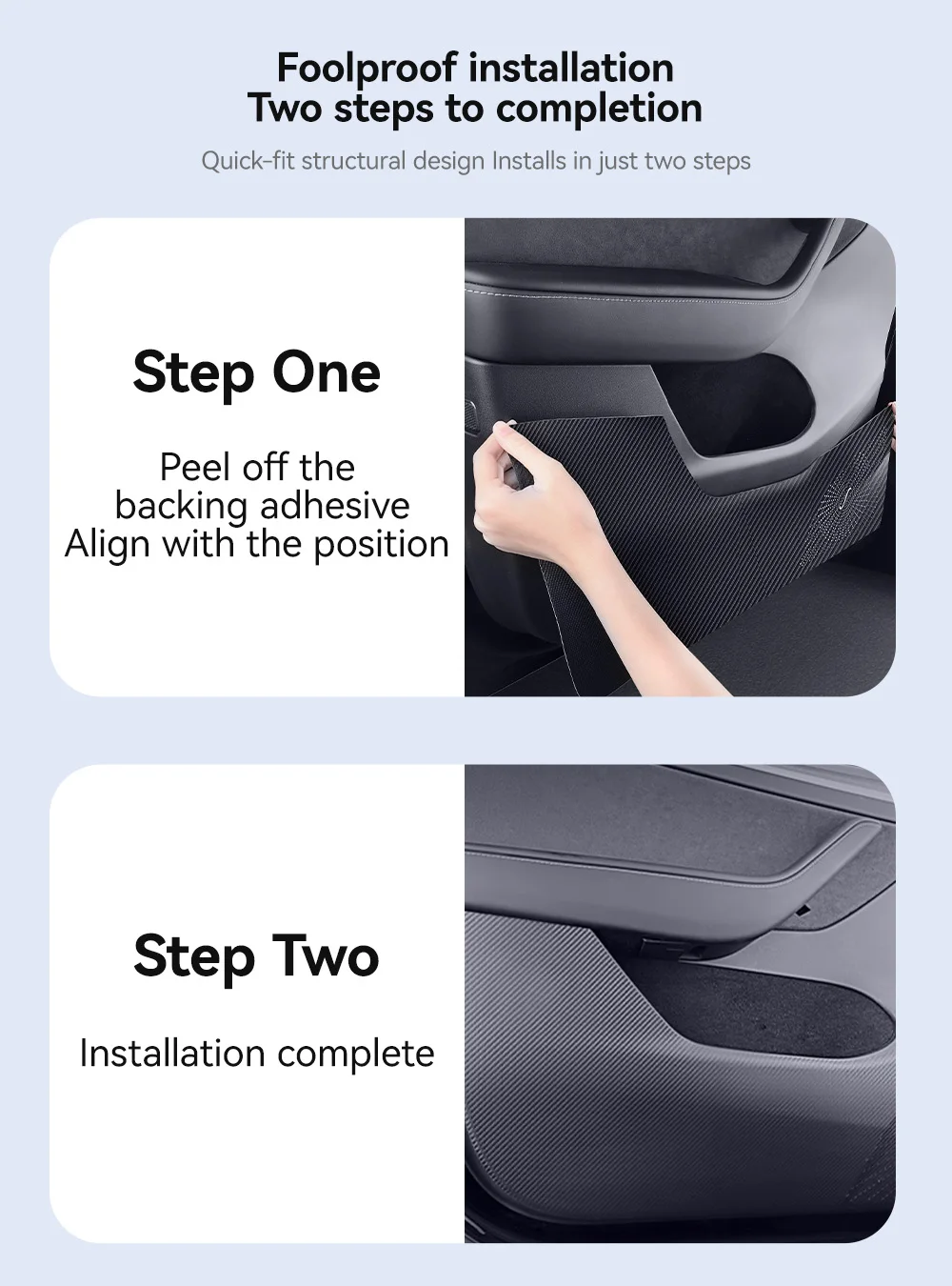 Car Door Anti-Kick Pad For Tesla Model 3 Y Juniper Highland Sticker Trim Kit Sid