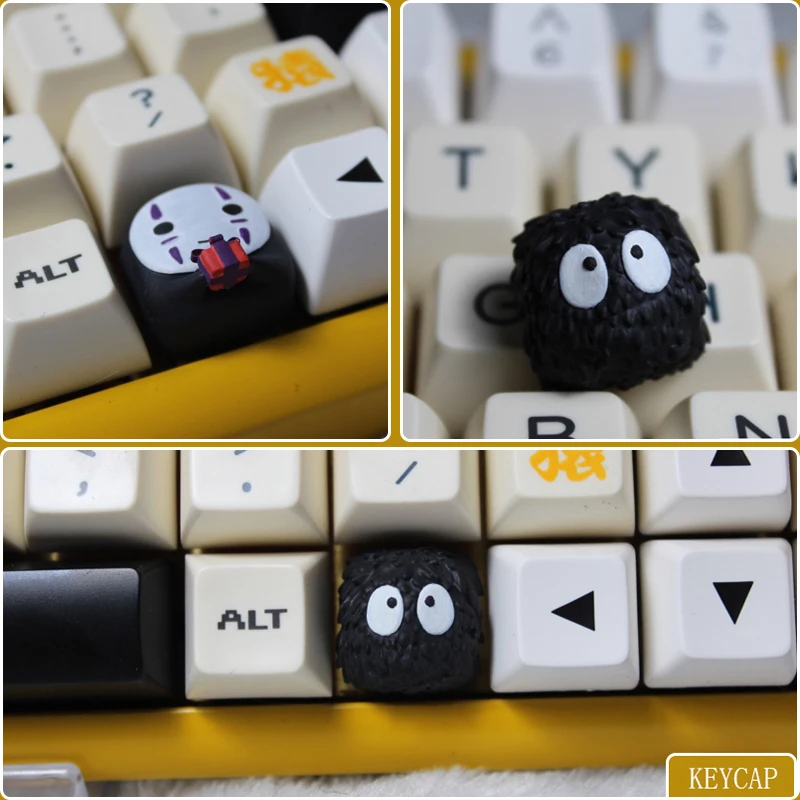 

Cartoon Personality Black Elf Key Cap Creativity Mechanical Keyboards Cap DIY Design Anime ESC R4 Cherry MX Axis Keycaps