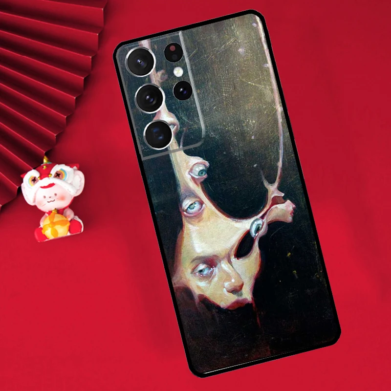 Spooky Smiley Face Phone Case Cover