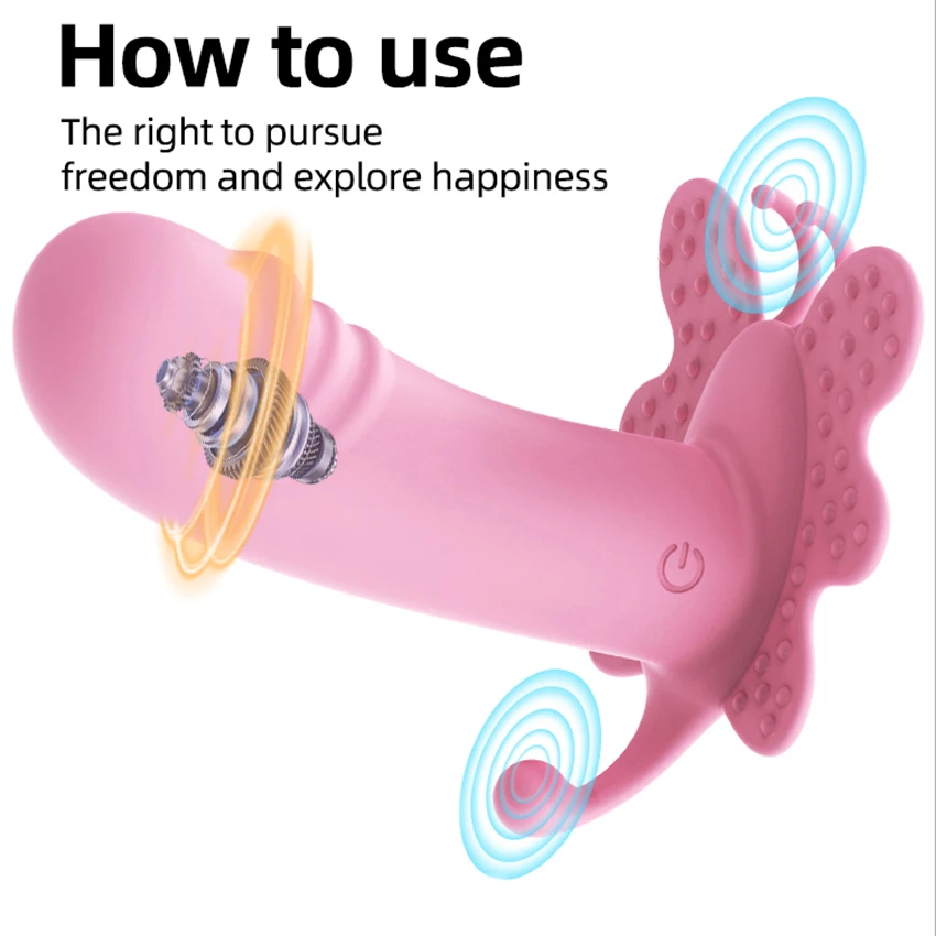 Culotte portable télécommandée à 10 fréquences, stimulateur Anal de Clitoris, vibrateur pour femmes, gode point G, jouet sexuel_voghion.com