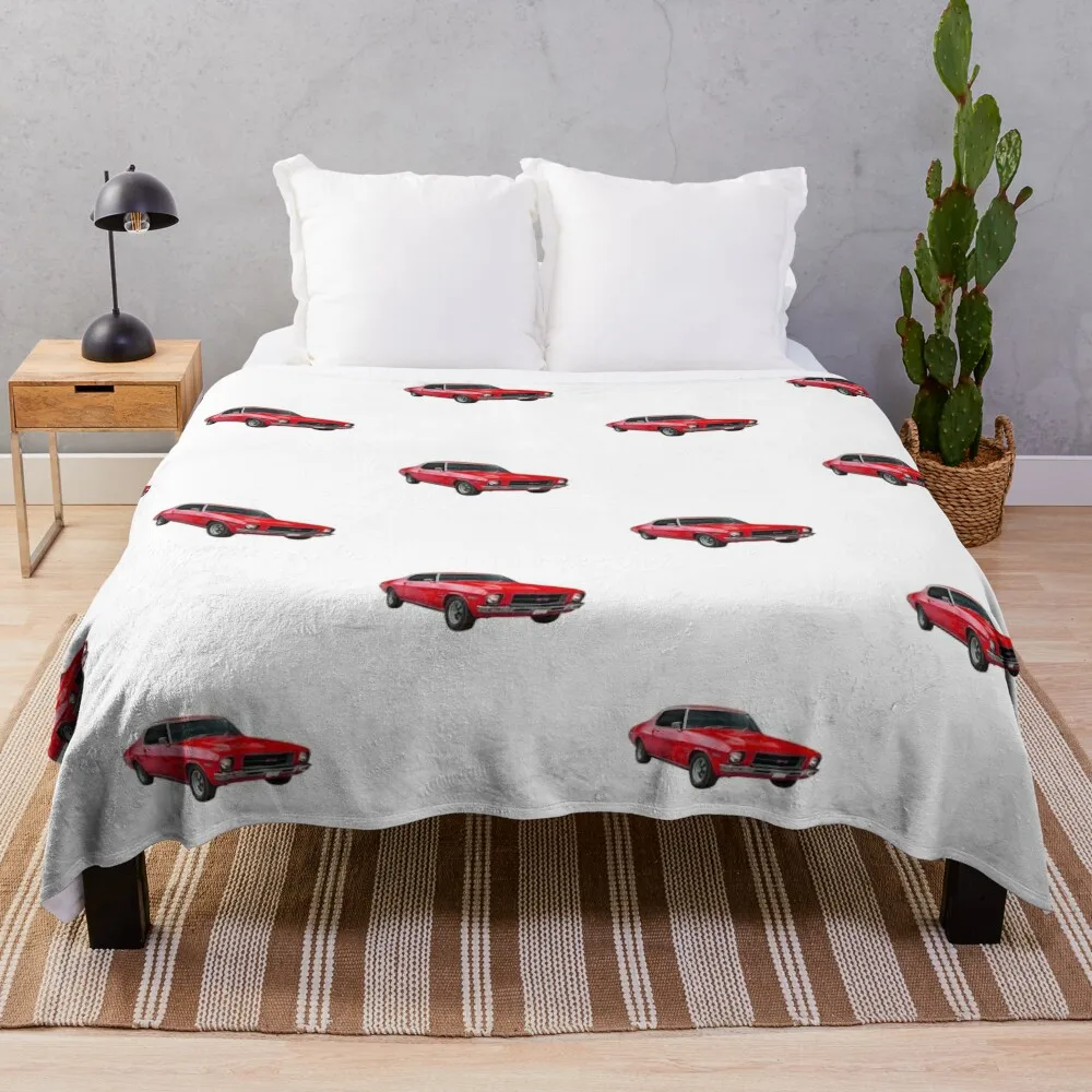 

Holden HQ Monaro Red Throw Blanket manga Weighted Blanket