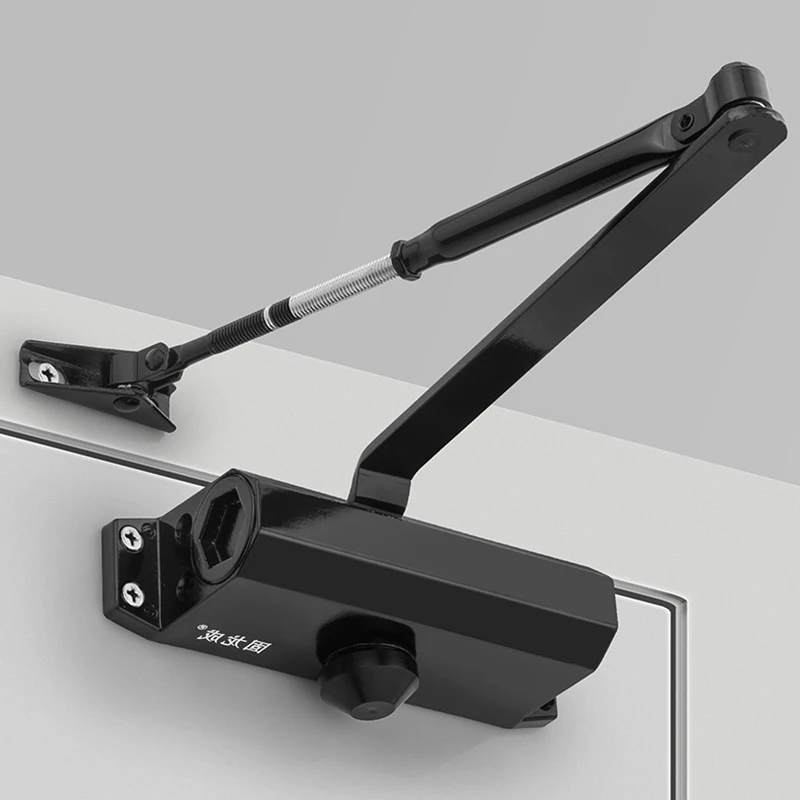 Hydraulic er Automatic Door Closer 25KG to 45KG Adjustable Speed Door Closing Equipment Mute Soft Closing Hardware