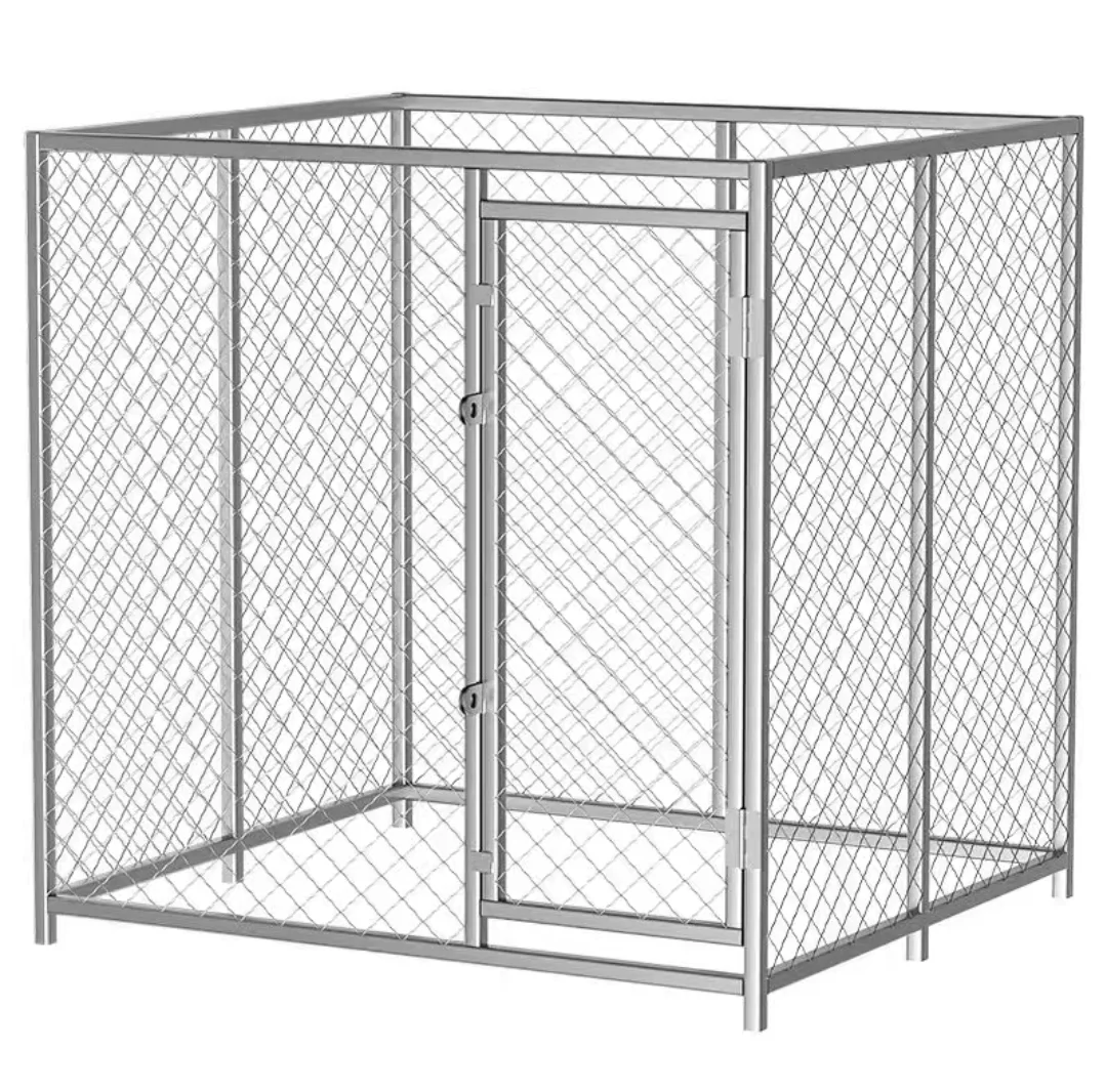 

High quality chain link dog kennel fence panel/10x10x6 foot galvanized dog kennel /outdoor dog run kennel