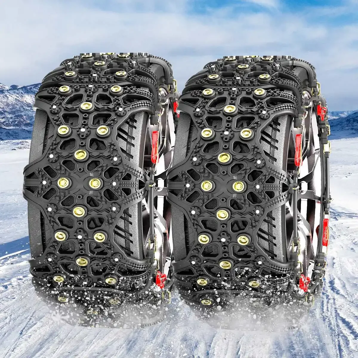 

Anti Skid Snow Chains Car Winter Tire Wheels Chains Winter Outdoor Snow Tire Emergency Anti-Skid Auto Wheels Accessories