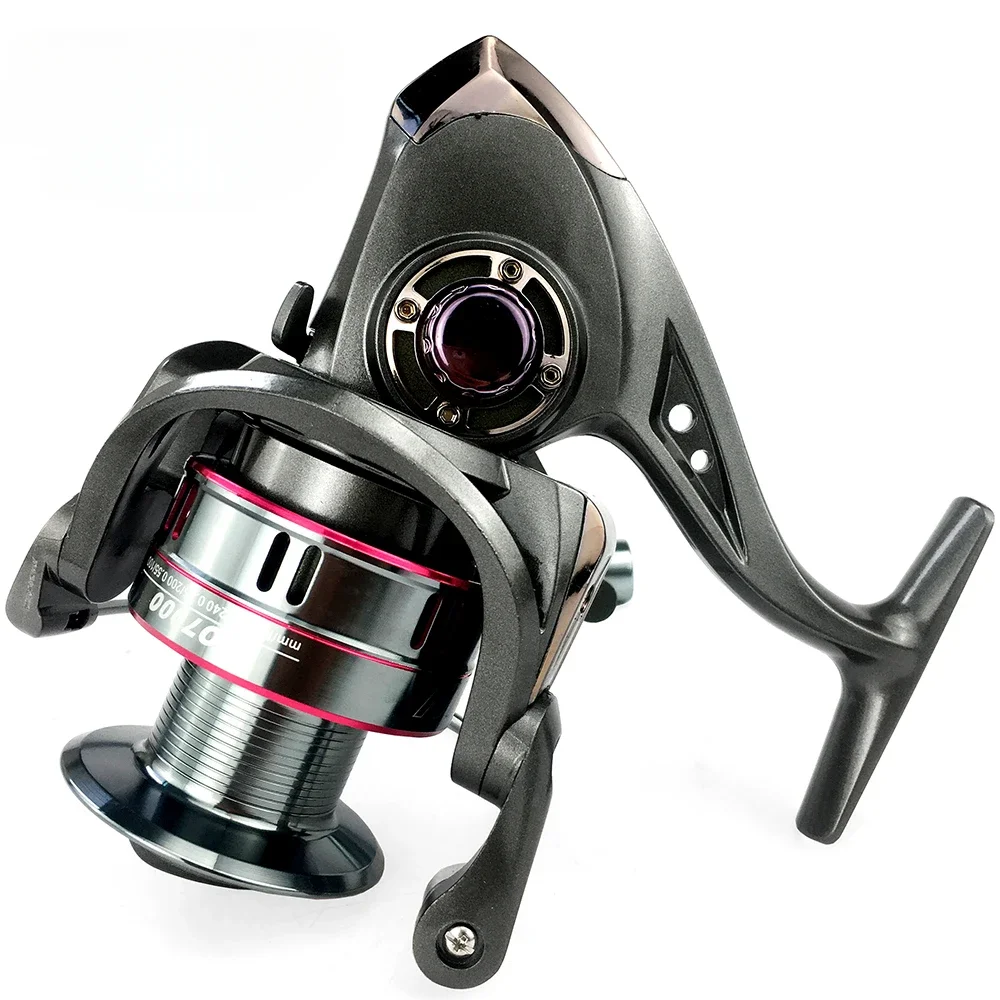 1000 2000 3000 4000 5000 6000 7000 Series Fishing Reel for Bass Pike Fishing Sea Rod Wheel Light Metal Spool Spinning Reels