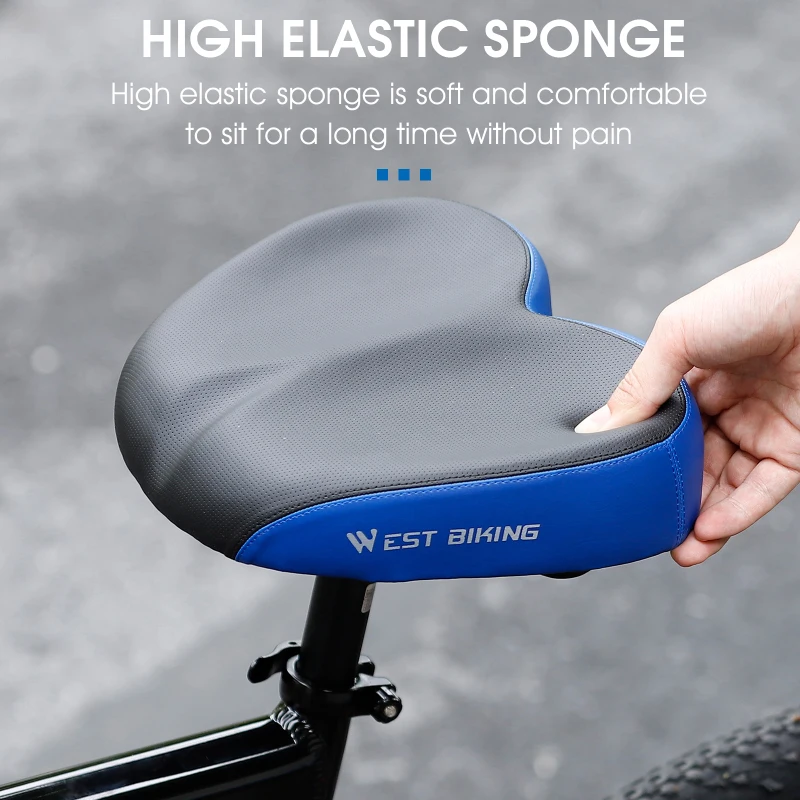 Exercise Bike Seat Cushion with Back Support Replacement Soft Cycling Bicycle  Saddle Cover for Recumbent Bike Adult Bicycle