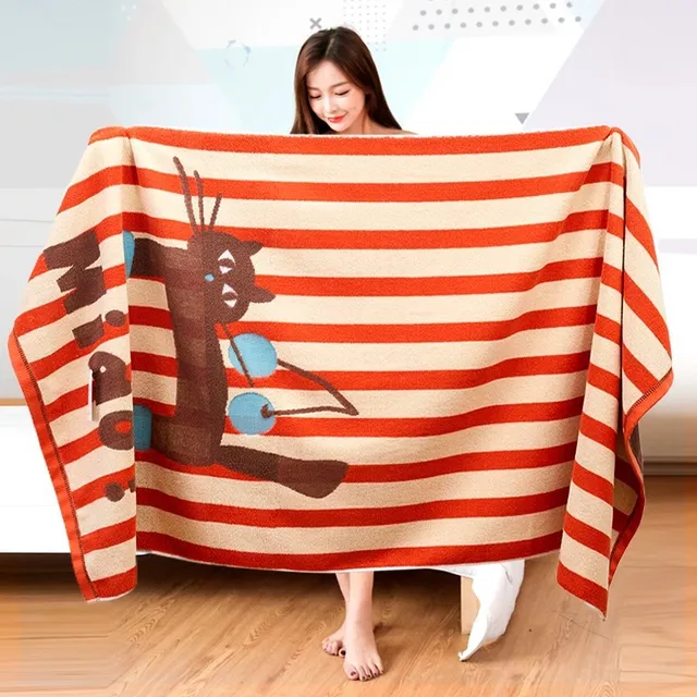 Xinjiang Cotton Pure Cotton Large Bath Towel Household Absorbent Cotton Soft Bath Wrap for Adults