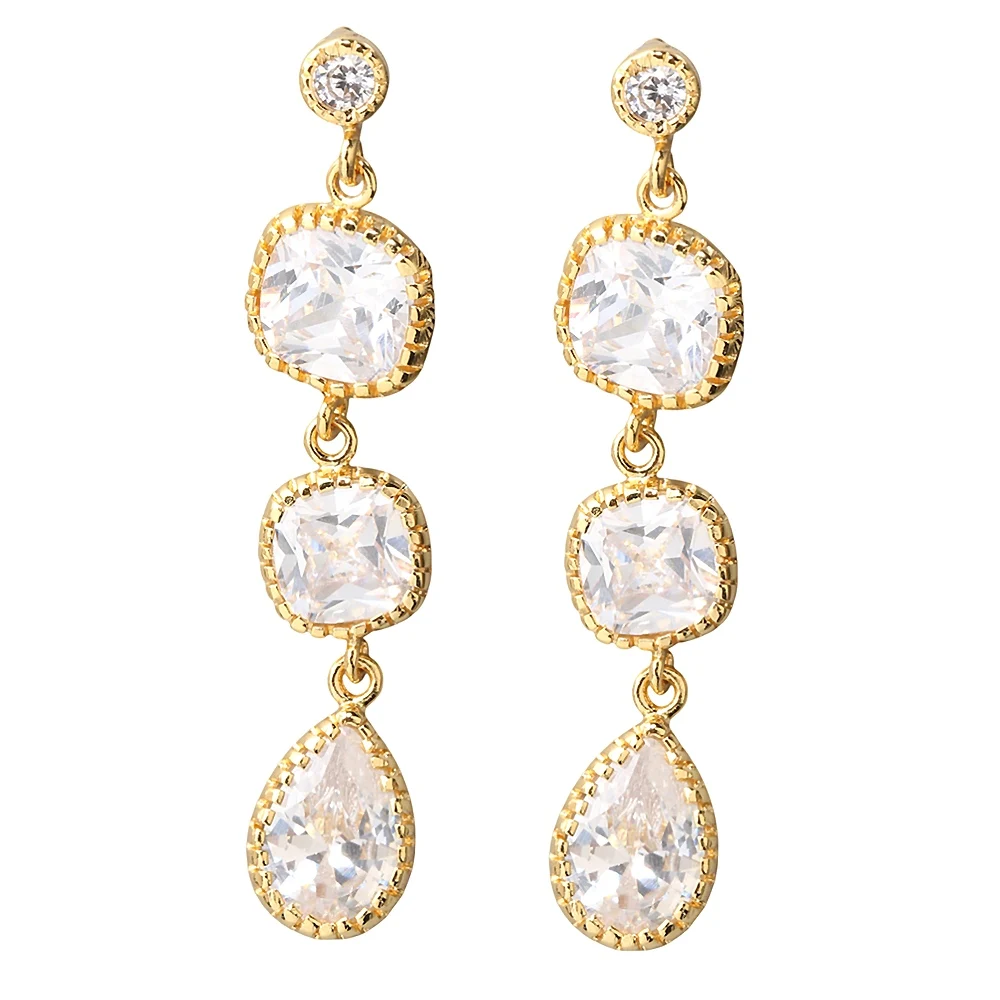 

8*10mm White Moissanite 925 sterling sliver Stud Earrings ED080