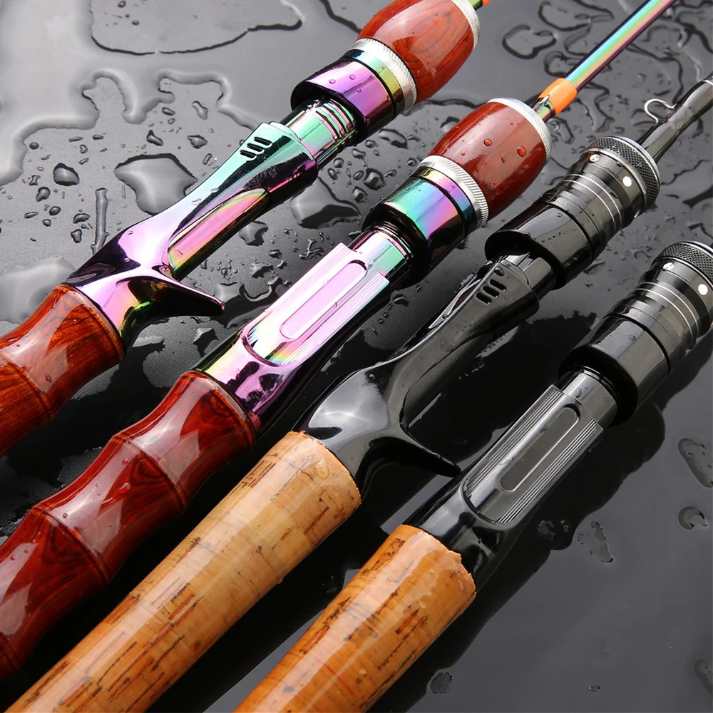

Carbon Spinning Casting Baitcasting Mini Short Rod 1.68/1.8/1.98M Fishing Rod Tip Strong Bearing Capacity for Sea Fishing River
