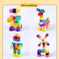 100 PCs Puzzle Early Education Creative Square Particle Arithmetic 2cm Mosaic Connecting Building Blocks Puzzle Toys 2