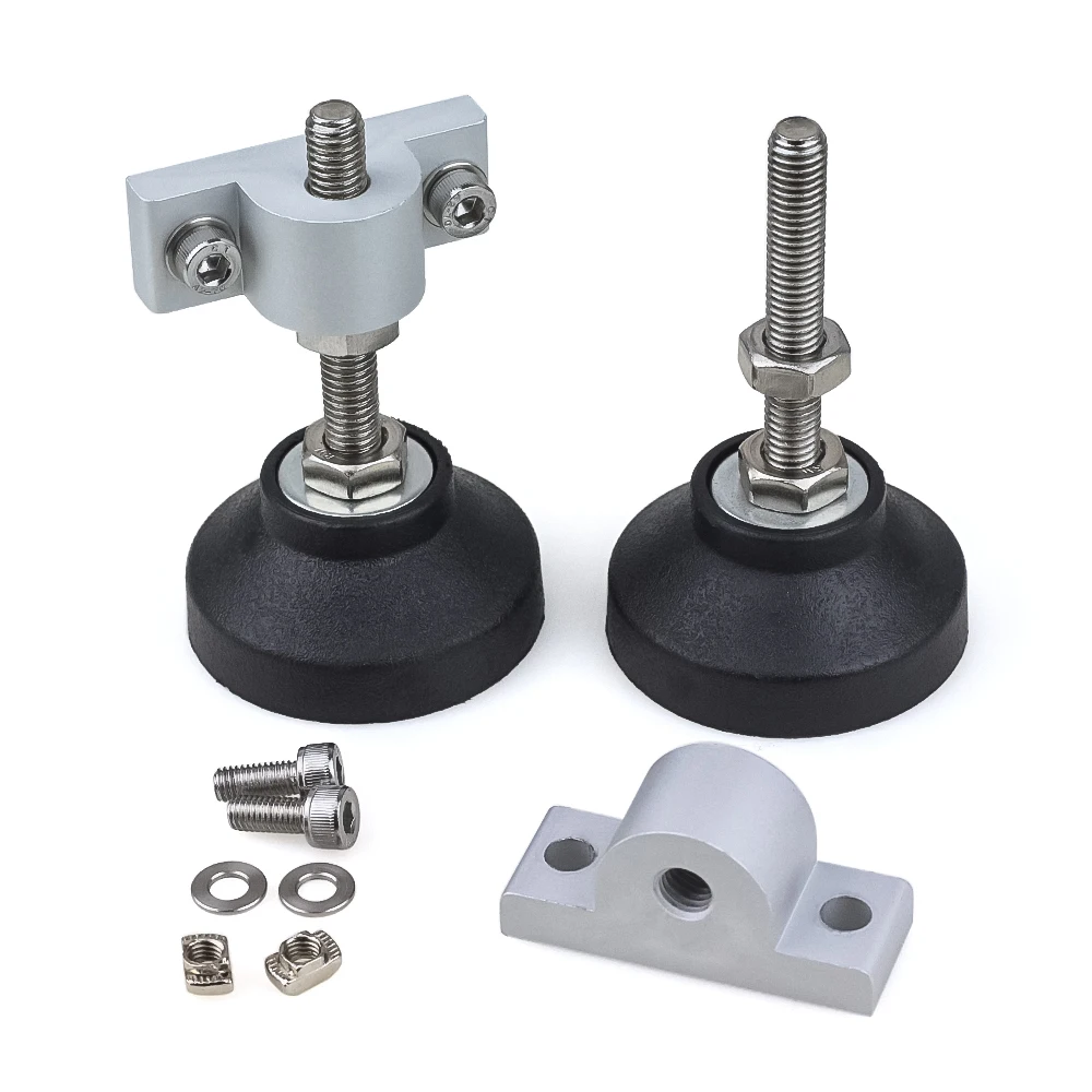 Wheel Fixing Set 4Sets Universal Wheel Fixing Set Caster Wheel Connector Plated Fixed Extruded Corner Code for 3030 4040 4545 Alu Profile