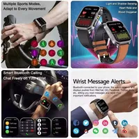 Nouvelle Montre Connectée 2026 à Traitement Laser Non-Invasif, Triple Capteur Intelligent (ECG+PPG), Diagnostic de la Graisse Sanguine et de l'Acide Urique, Montres Connectées de Santé pour Homme 6