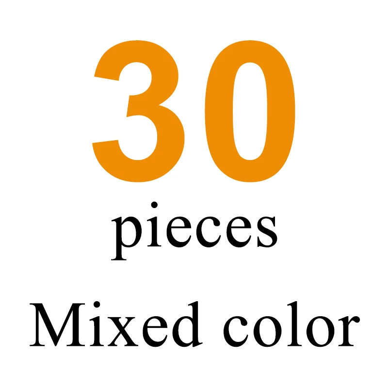 30pcs Mix color