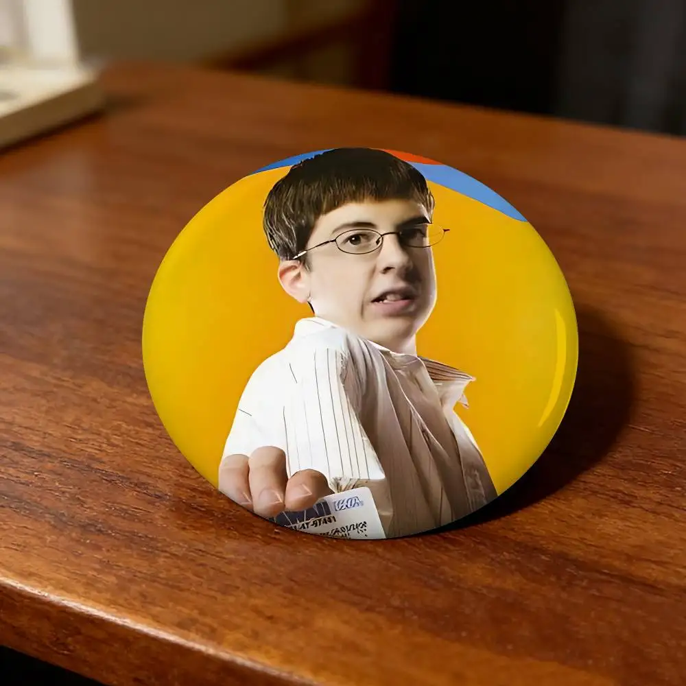 Humorous Mclovin Badge Lapel Pin – Tinplate Brooch for Bags & Accessories Gifts