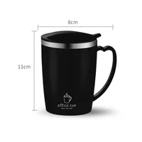 350ml Thermos Mug With Handle Lip Double Wall Stainless Steel Vacuum Flasks Milk Coffee Tea Insulated Cup Thermal Water Bottle 6