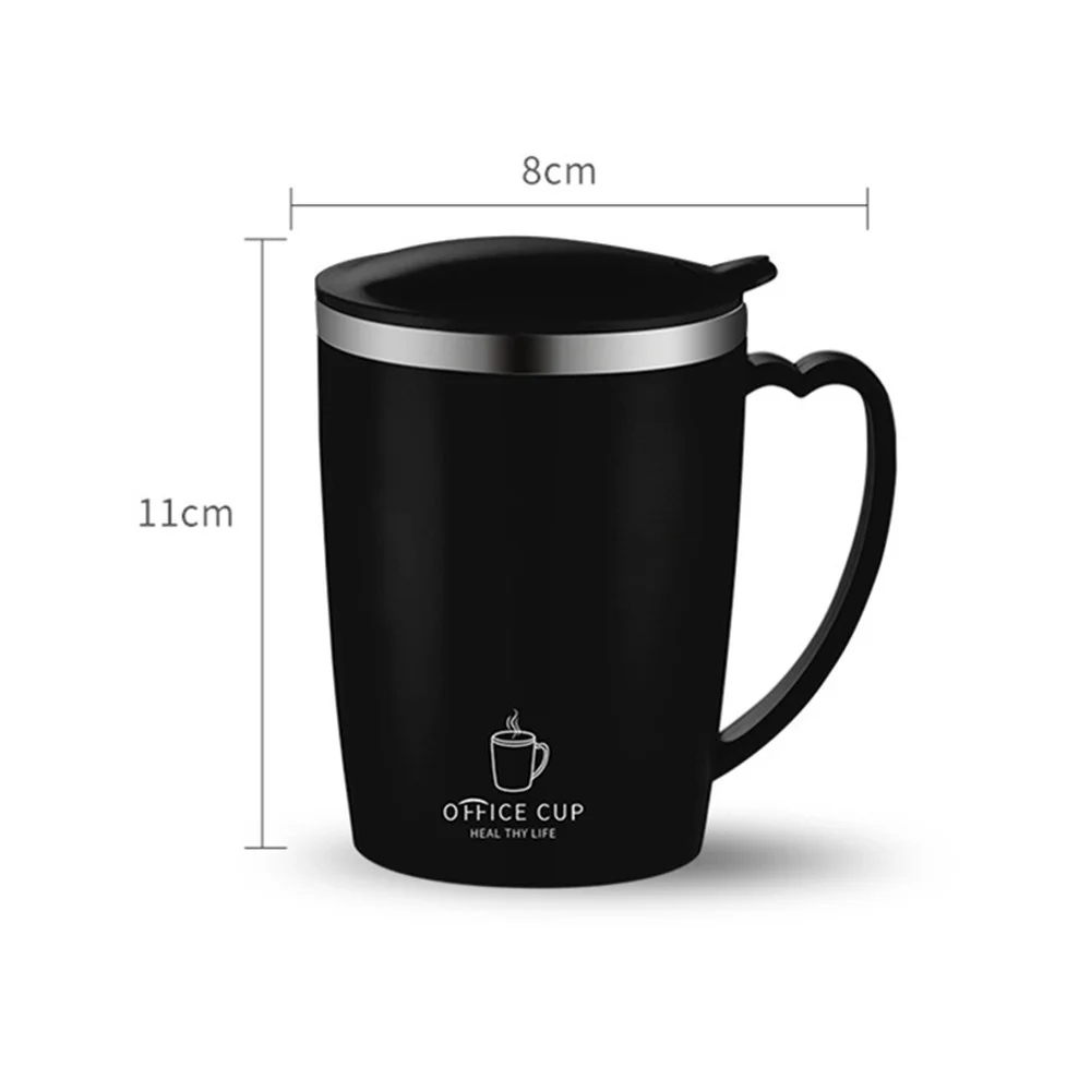 400 ML Creative 304 Stainless Steel Handle Thermos Mug With Cap Handy Mug  Men's And Women's Coffee Cups - AliExpress