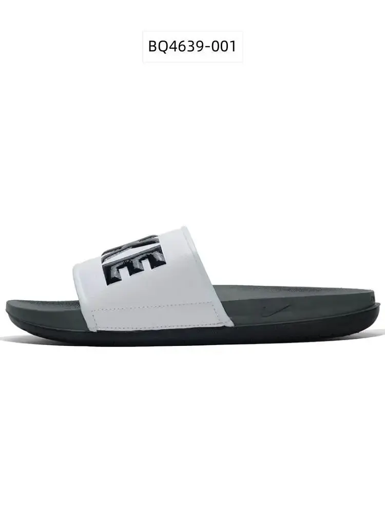 נעלי גברים של Nike עם מסגרת מחוץ לבית וסנדלים נוחים לפנים ולחוץ Bq4639-001