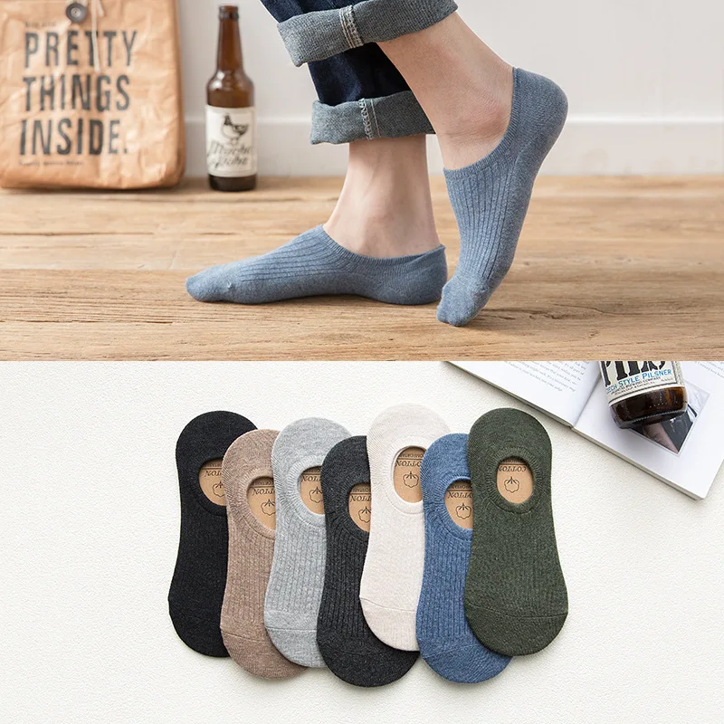 

Summer Fashion Women and Men Cotton Short Socks Low Tube Boat